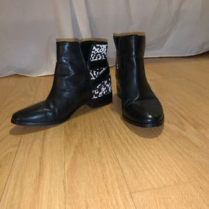 Michael Kors Calf Leather Booties Size 7